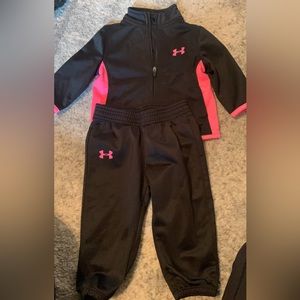 Baby girl under armor set EUC